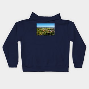 View From Dubovac Castle in Karlovac, Croatia Kids Hoodie